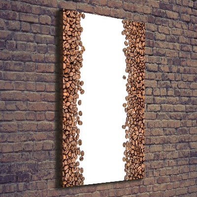 Foto leinwand vertikales Kaffeebohnen