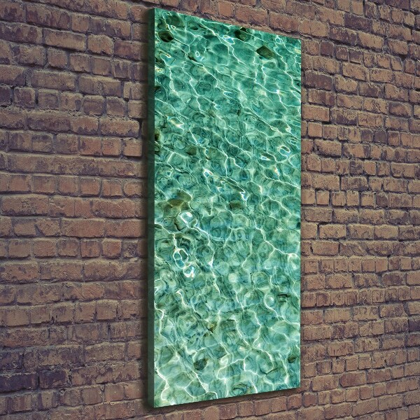 Foto leinwand vertikales Klares Wasser