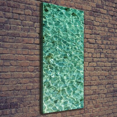 Foto leinwand vertikales Klares Wasser