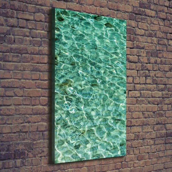 Foto leinwand vertikales Klares Wasser
