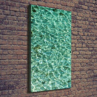 Foto leinwand vertikales Klares Wasser