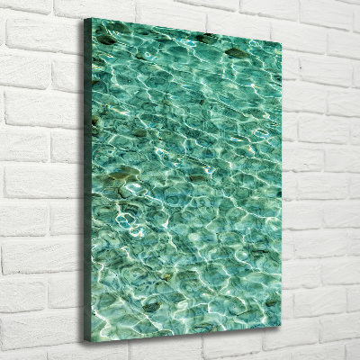 Foto leinwand vertikales Klares Wasser
