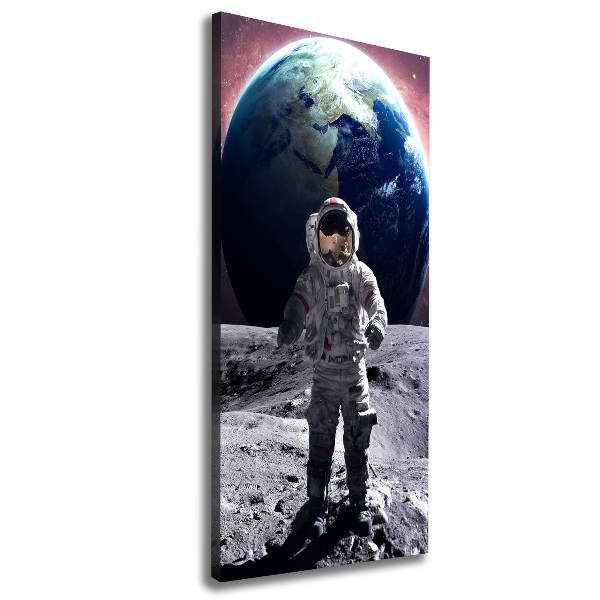 Foto leinwand vertikales Astronaut