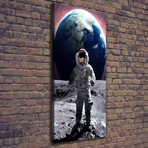 Foto leinwand vertikales Astronaut