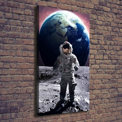 Foto leinwand vertikales Astronaut