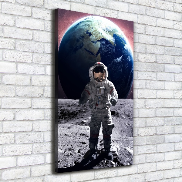 Foto leinwand vertikales Astronaut