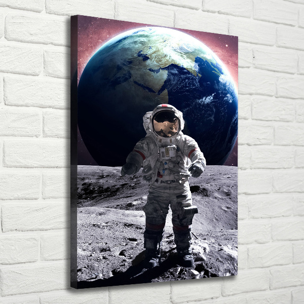 Foto leinwand vertikales Astronaut