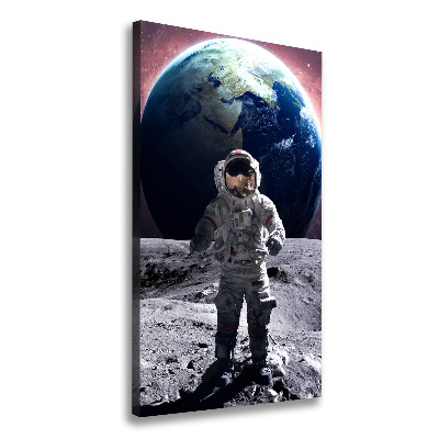 Foto leinwand vertikales Astronaut