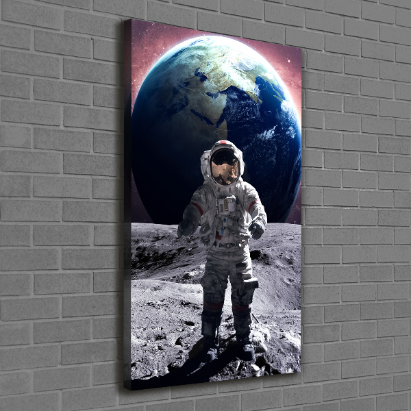 Foto leinwand vertikales Astronaut