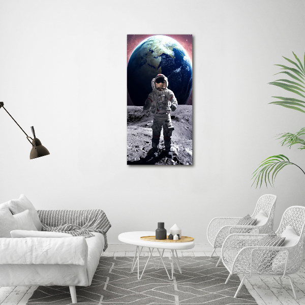 Foto leinwand vertikales Astronaut