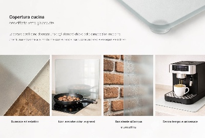 Herdabdeckplatte Glas in rechteckiger Form und halbtransparenter Ausführung