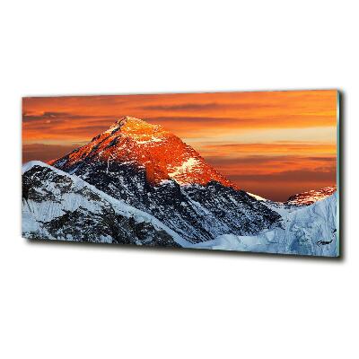 Foto glasbild Everest-Gipfel