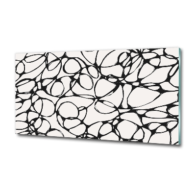 Bild auf glas Chaotische Kreise