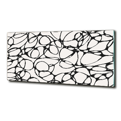 Bild auf glas Chaotische Kreise