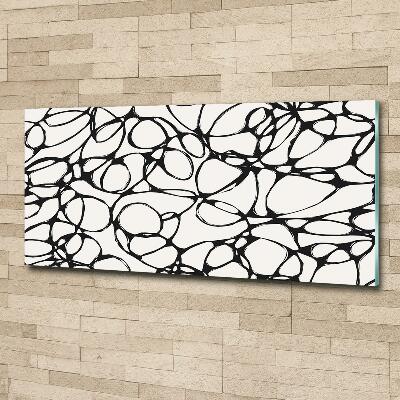 Bild auf glas Chaotische Kreise