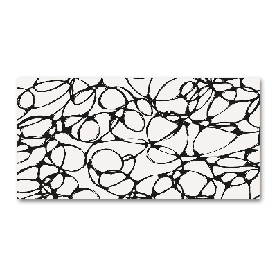 Bild auf glas Chaotische Kreise