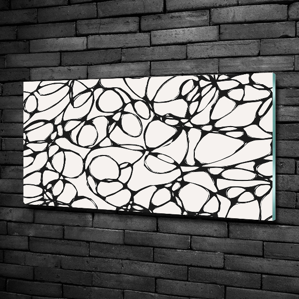 Bild auf glas Chaotische Kreise