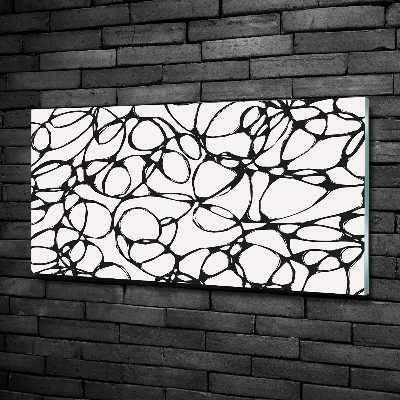 Bild auf glas Chaotische Kreise