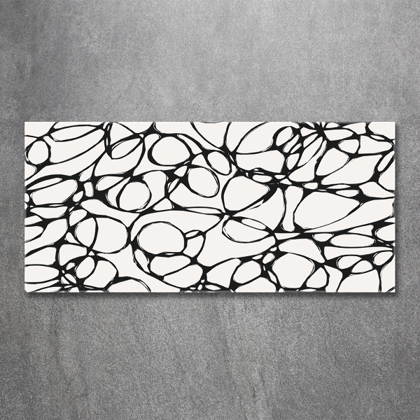 Bild auf glas Chaotische Kreise