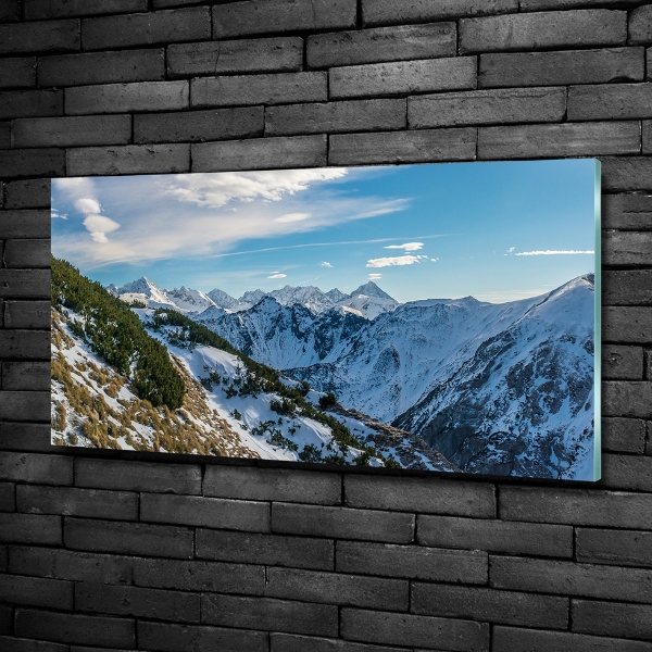 Foto glasbild Die Krone der Tatra-Berge