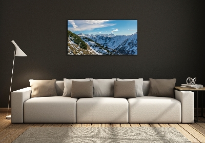 Foto glasbild Die Krone der Tatra-Berge