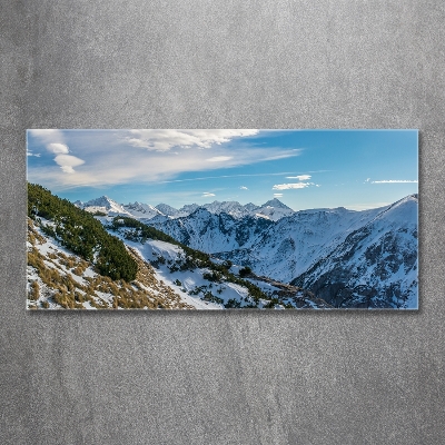 Foto glasbild Die Krone der Tatra-Berge