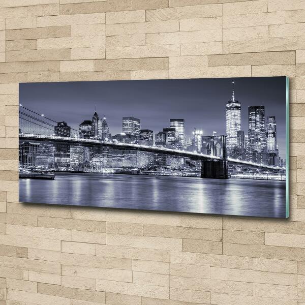 Foto glasbild Manhattan, New York