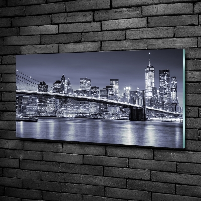 Foto glasbild Manhattan, New York