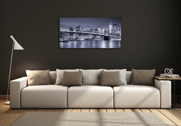 Foto glasbild Manhattan, New York