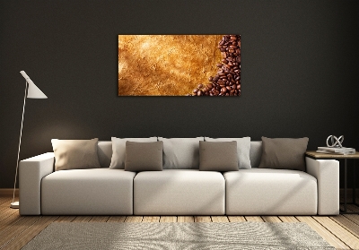 Glasbild Kaffeebohnen