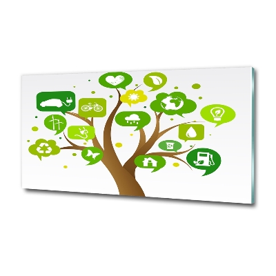 Bild auf glas Ökologischer Baum