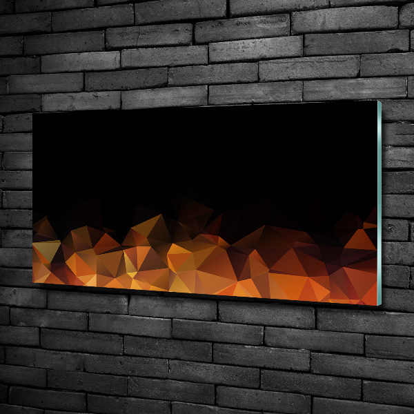 Foto glasbild Abstraktion