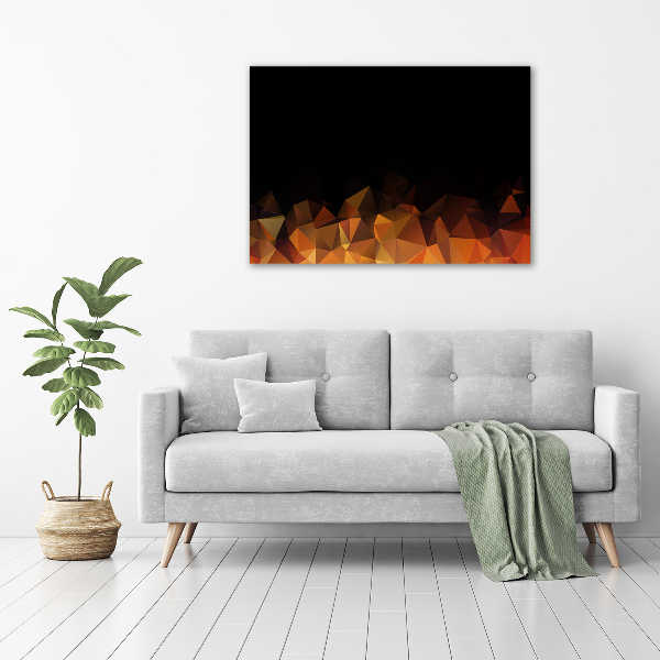 Foto glasbild Abstraktion