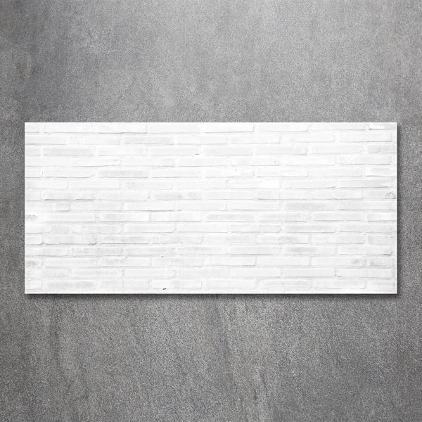 Glasbild Ziegelmauer