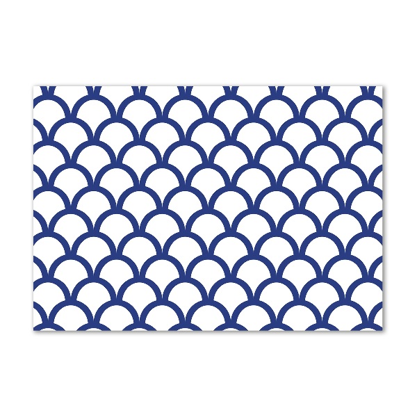 Foto glasbild Maritimer Hintergrund