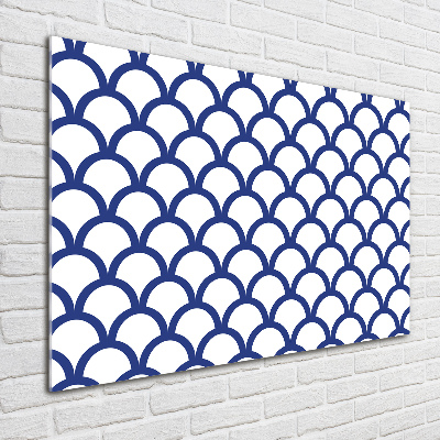 Foto glasbild Maritimer Hintergrund