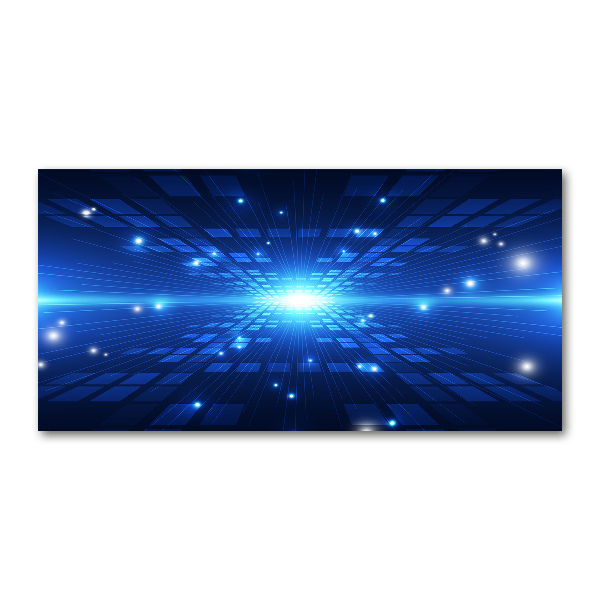 Glasbild 3D-Hintergrund