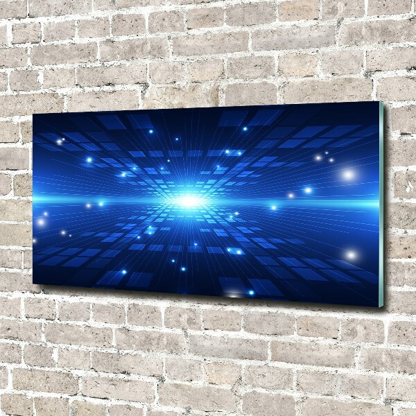 Glasbild 3D-Hintergrund