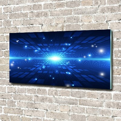 Glasbild 3D-Hintergrund