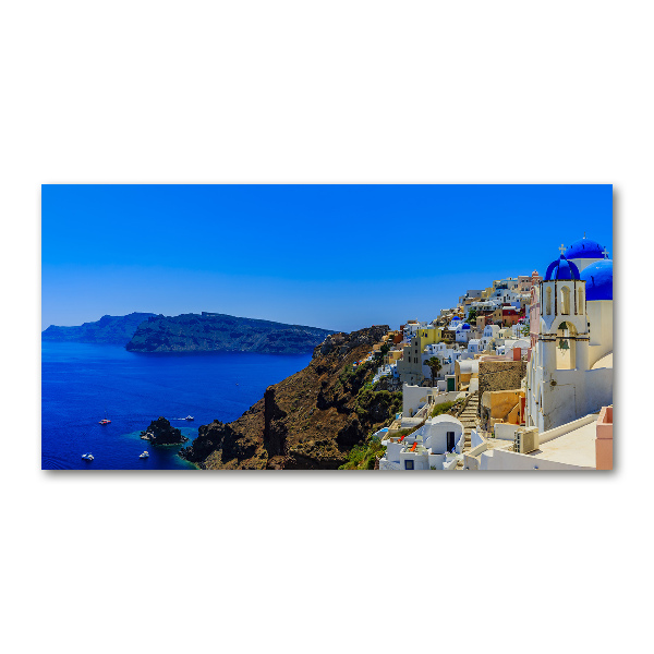 Foto glasbild Santorini, Griechenland