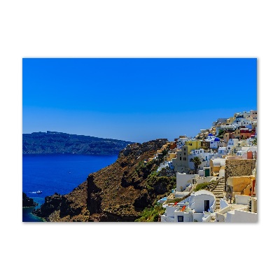 Foto glasbild Santorini, Griechenland