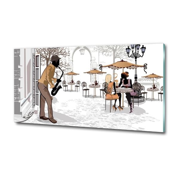 Bild auf glas Straßenmusiker