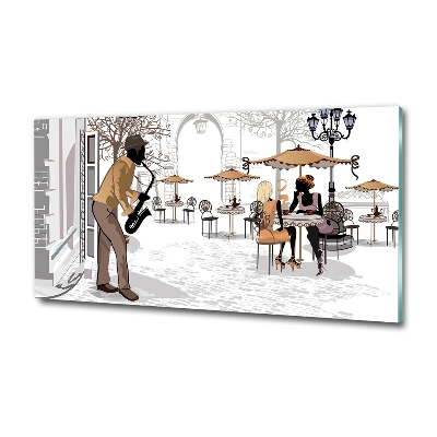 Bild auf glas Straßenmusiker