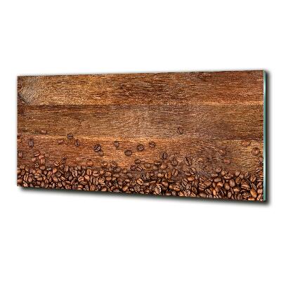 Foto glasbild Kaffeebohnen