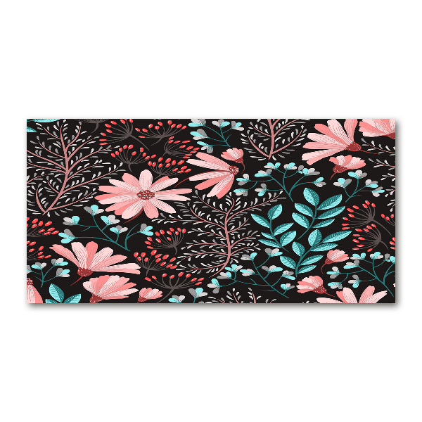 Bild auf glas Frühlingsblumen