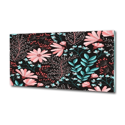 Bild auf glas Frühlingsblumen