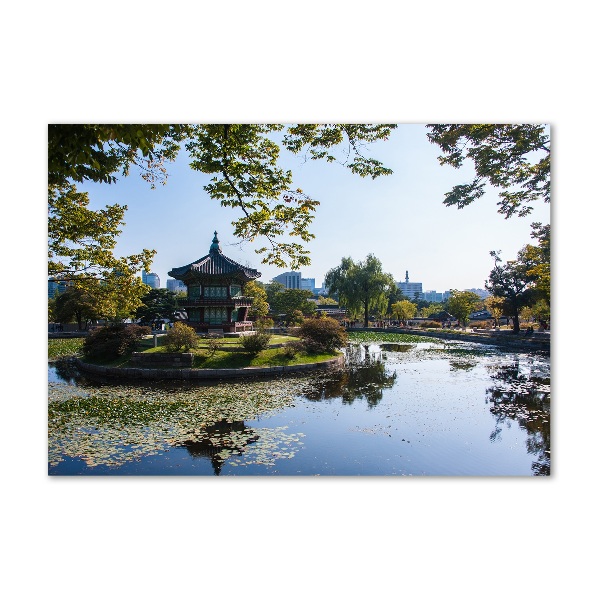 Foto glasbild Südkorea