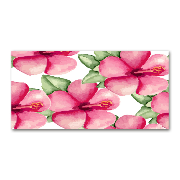 Bild auf glas Tropische Blumen