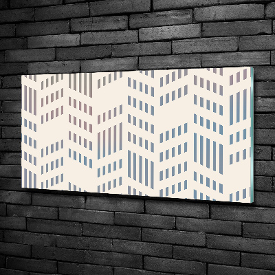 Glasbild Geometrischer Hintergrund