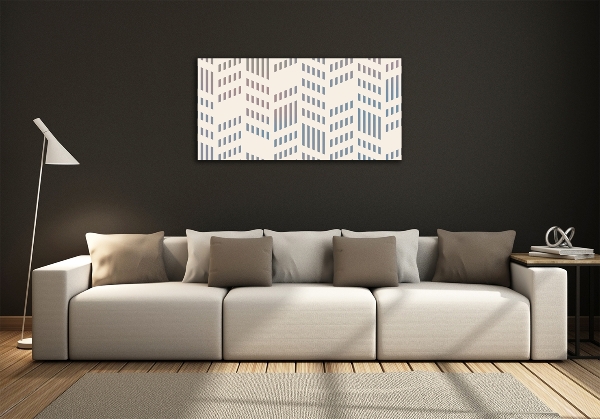 Glasbild Geometrischer Hintergrund